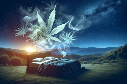 en seng plassert utendørs