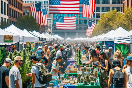 Cannabismesse i USA