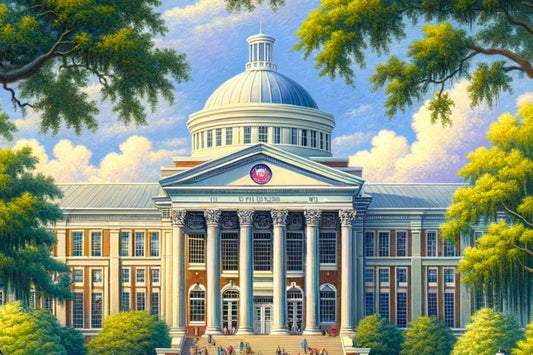 Bygningen til University of Mississippi