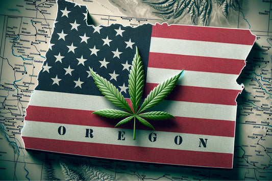 Flagg av USA, Cannabis, Oregon
