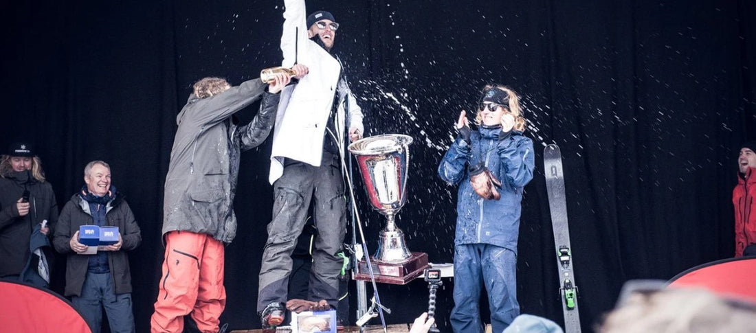 Rasmus DJ vant 2. plass i Freeride DM 2018.