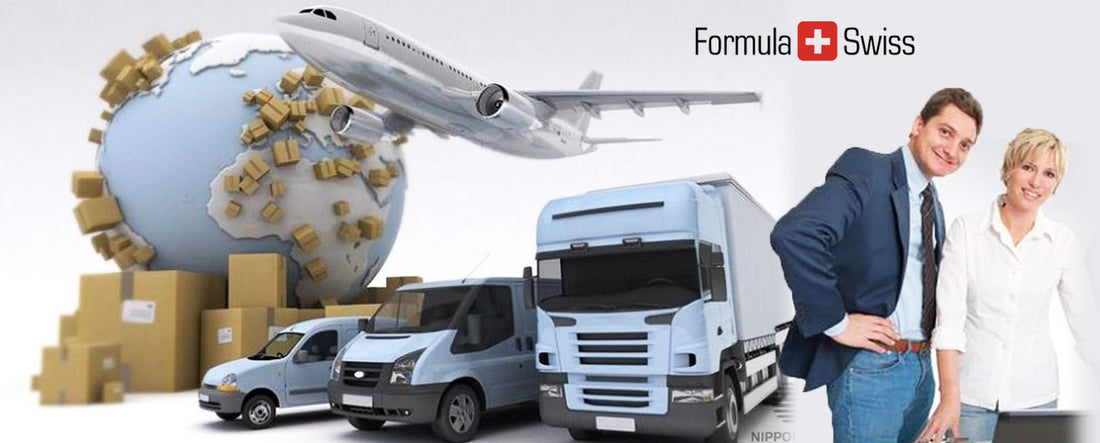Formula Swiss Shipping-prisene er redusert med 35-40 % for alle land