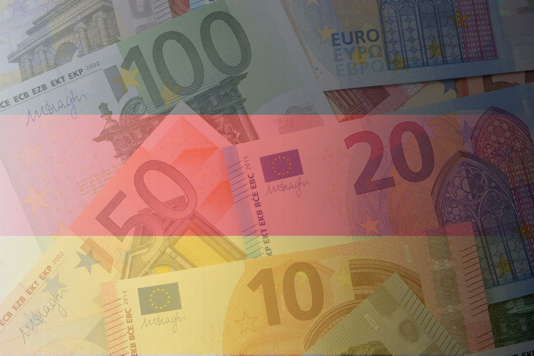 Tysk flagg og valuta