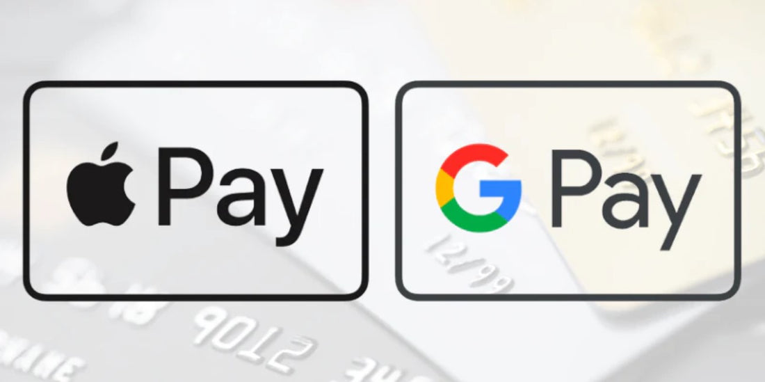 Vi aksepterer nå Apple Pay og Google Pay.