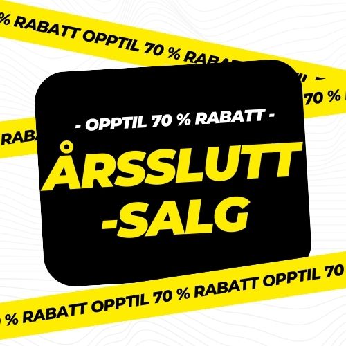 Årsslutt-salg - Spar 40–70 %