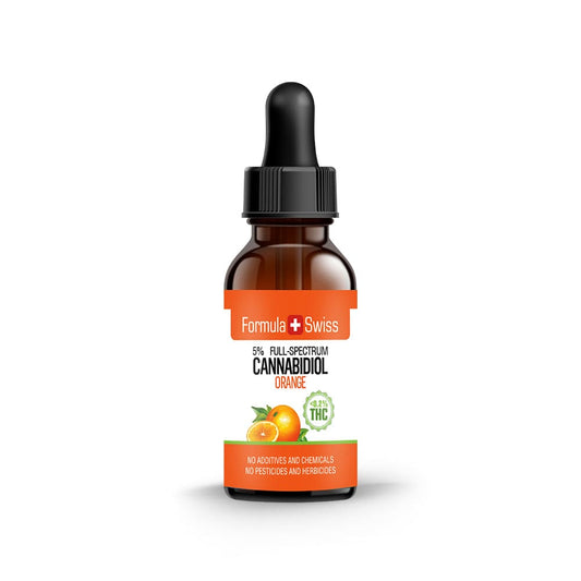 CBD-olje i appelsinolje 0.2% THC