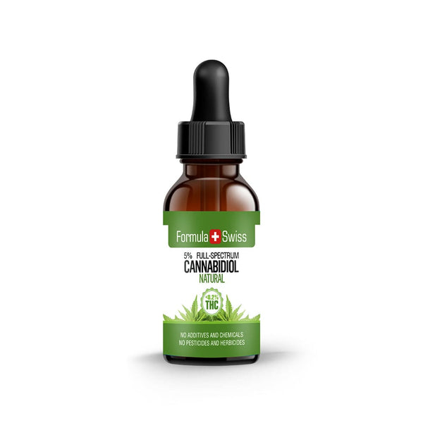 CBD-olje i naturlig olje 0.2% THC