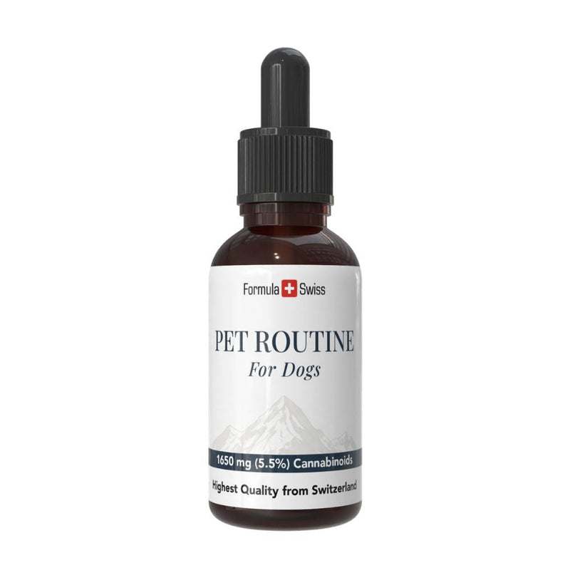 Formula Swiss Pet Routine for hunder - CBD-olje 5 % CBD, dråpeflaske
