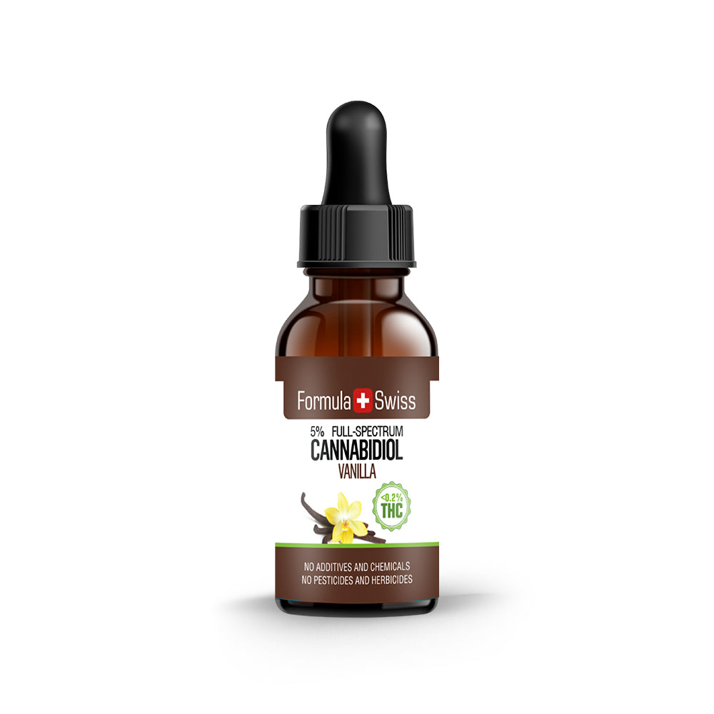 Formula Swiss CBD olje i MCT olje Vanilje