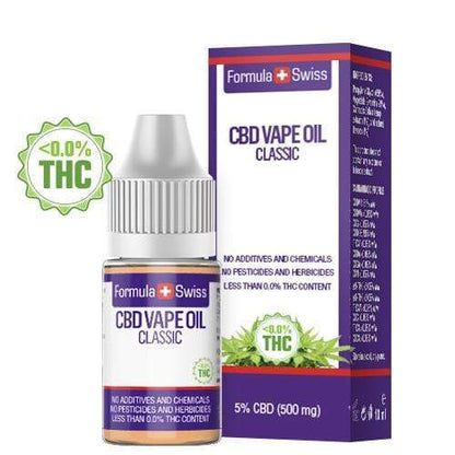 CBD Vape Olje Classic 1-10%