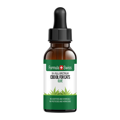 CBD olje i olivenolje for katter